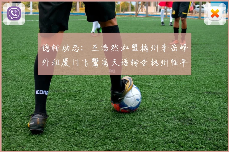 德转动态：王浩然加盟梅州李岳峰外租厦门飞鹭高天语转会杭州临平吴越